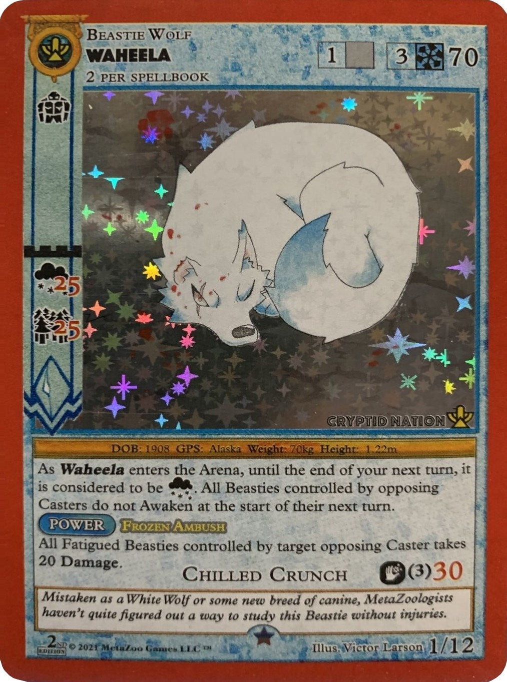 Image for Waheela (Cryptid Nation: Second Edition Release Event Deck) (1) - MetaZoo