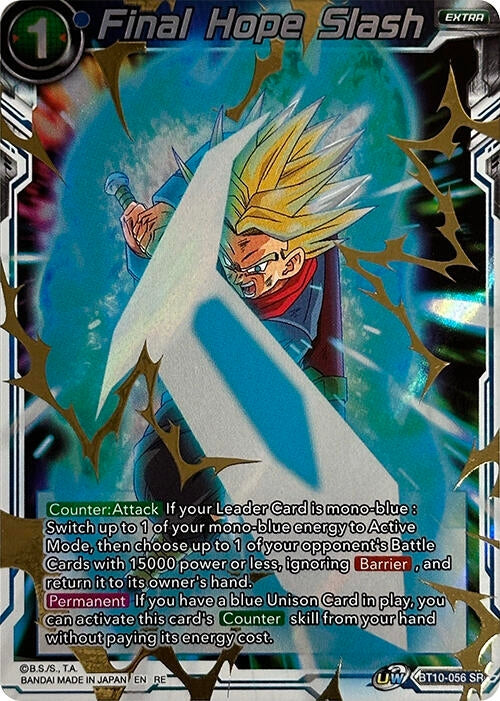 Image for Final Hope Slash (Rise of the Unison Warrior (2nd Edition)) (BT10-056) - Dragon Ball Super: Masters