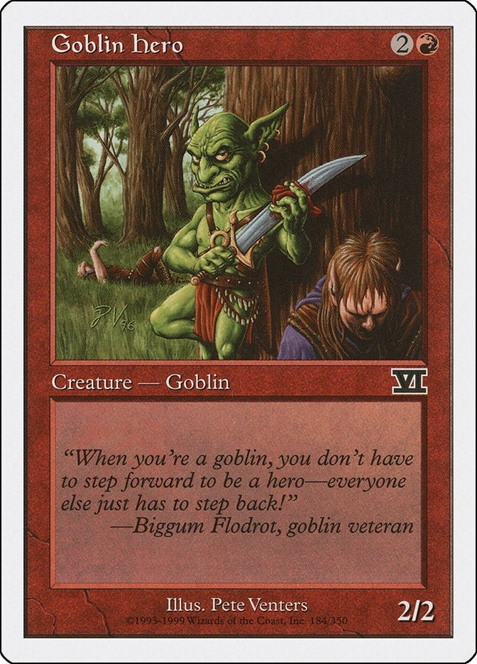Image for Goblin Hero (Classic Sixth Edition) (184) - Magic: The Gathering