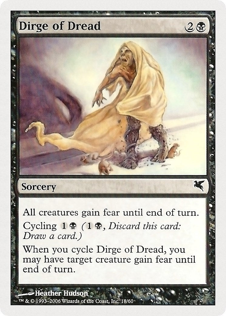 Image for Dirge of Dread (Magic Encyclopedia 2005 (Salvat/Hachette)) (18) - Magic: The Gathering
