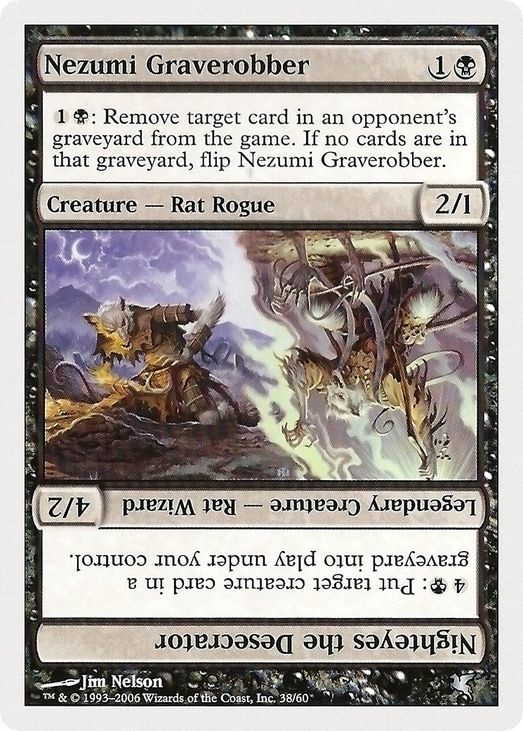 Image for Nezumi Graverobber // Nighteyes the Desecrator (38) (Magic Encyclopedia 2005 (Salvat/Hachette)) (38) - Magic: The Gathering