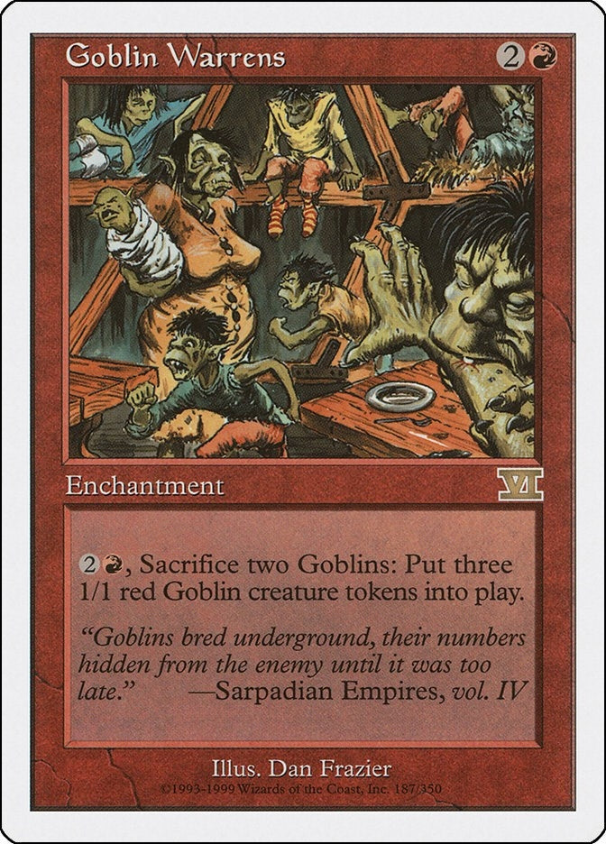 Image for Goblin Warrens (Classic Sixth Edition) (187) - Magic: The Gathering