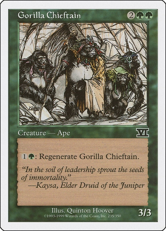 Image for Gorilla Chieftain (Classic Sixth Edition) (235) - Magic: The Gathering