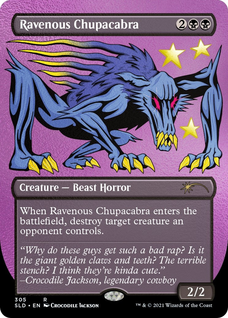 Image for Ravenous Chupacabra (305) (Foil Etched) (Secret Lair Drop Series) (305) - Magic: The Gathering