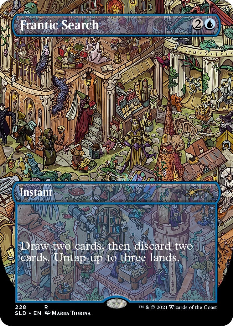 Image for Frantic Search (Secret Lair Drop Series) (228) - Magic: The Gathering