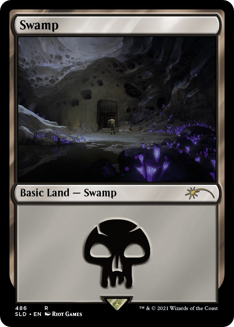 Image for Swamp (Secret Lair x Arcane: Lands) (Secret Lair Drop Series) (486) - Magic: The Gathering