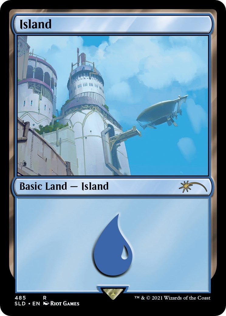 Image for Island (Secret Lair x Arcane: Lands) (Secret Lair Drop Series) (485) - Magic: The Gathering