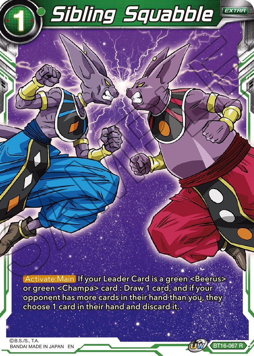 Image for Sibling Squabble (Realm of the Gods) (BT16-067) - Dragon Ball Super: Masters