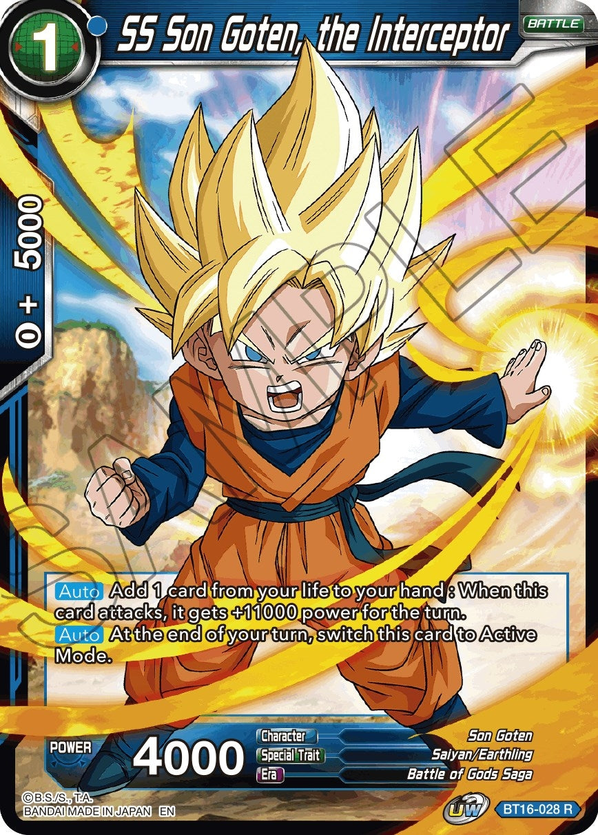 Image for SS Son Goten, the Interceptor (Realm of the Gods) (BT16-028) - Dragon Ball Super: Masters