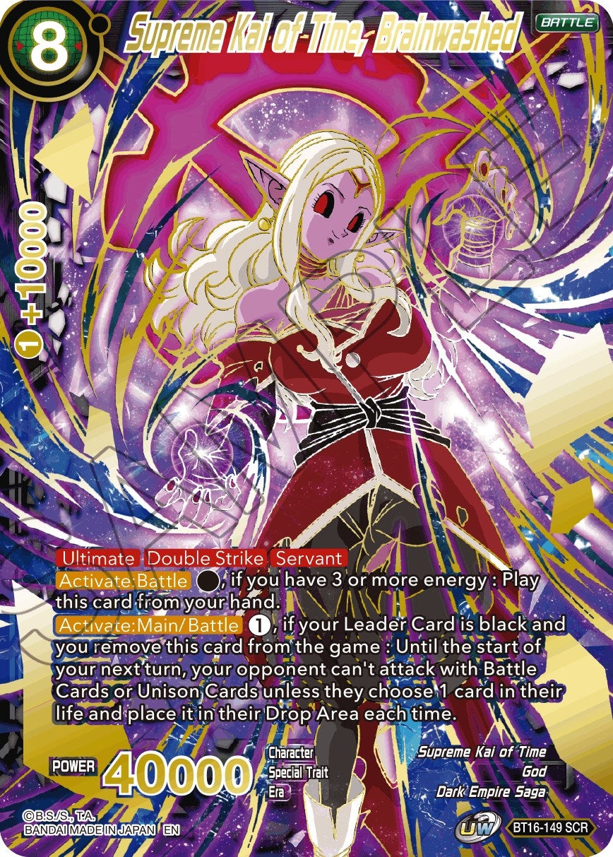 Image for Supreme Kai of Time, Brainwashed (Realm of the Gods) (BT16-149) - Dragon Ball Super: Masters