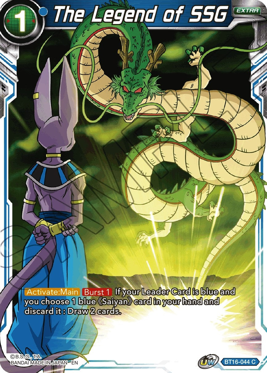 Image for The Legend of SSG (Realm of the Gods) (BT16-044) - Dragon Ball Super: Masters