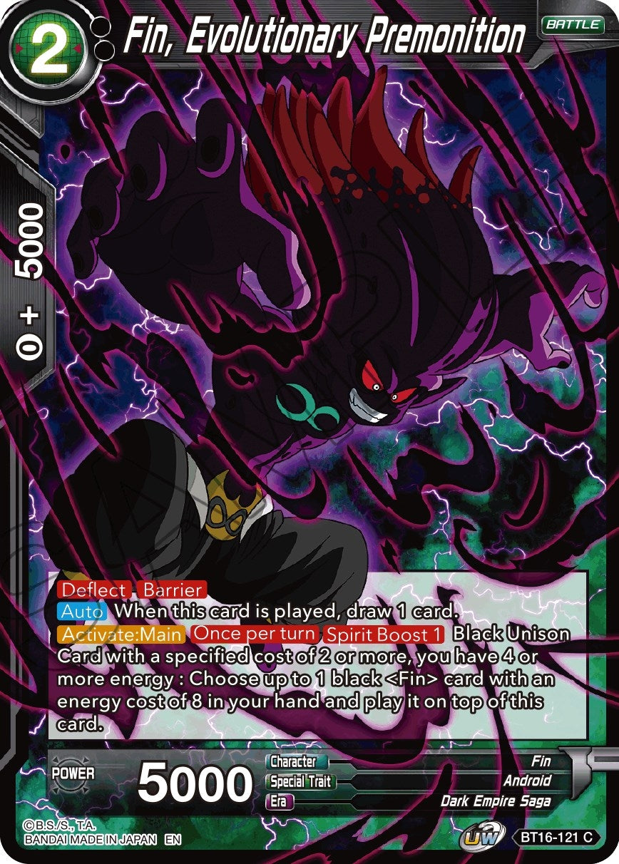 Image for Fin, Evolutionary Premonition (Realm of the Gods) (BT16-121) - Dragon Ball Super: Masters