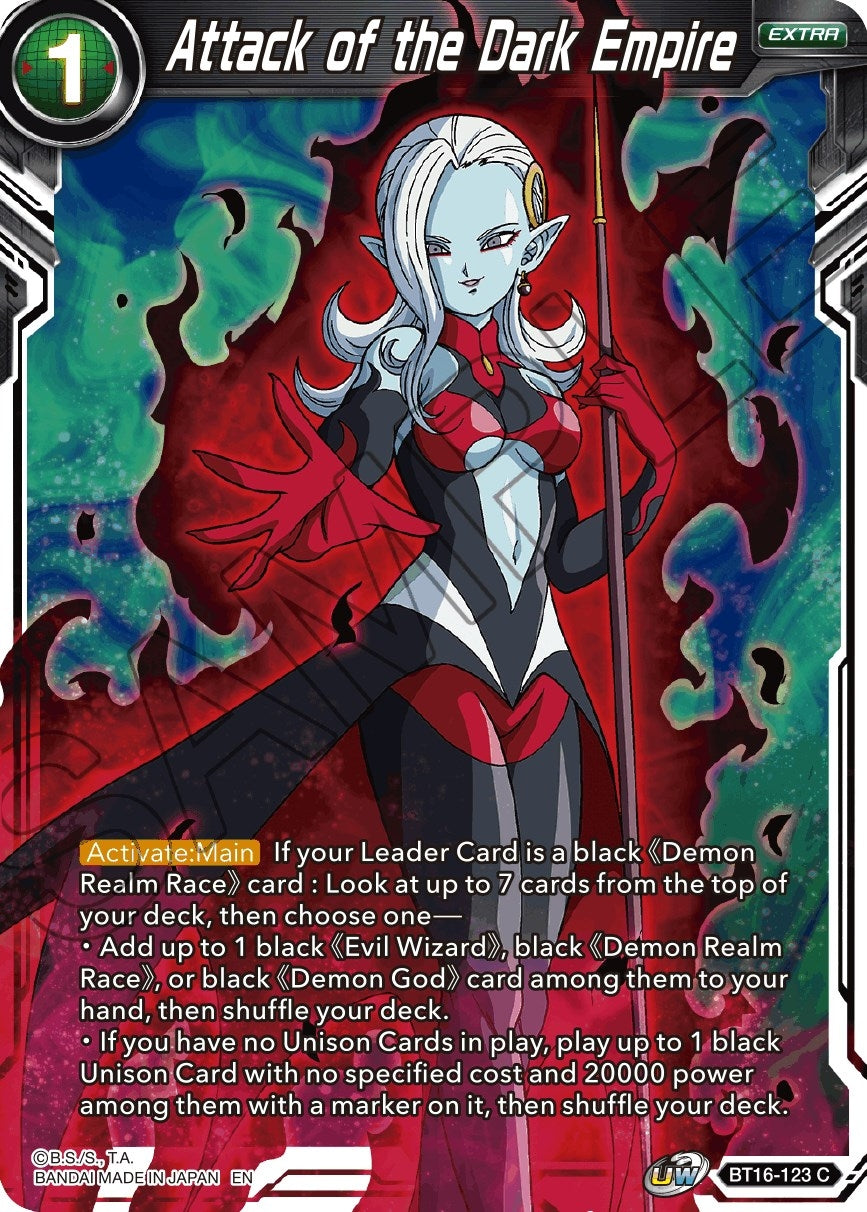 Image for Attack of the Dark Empire (Realm of the Gods) (BT16-123) - Dragon Ball Super: Masters