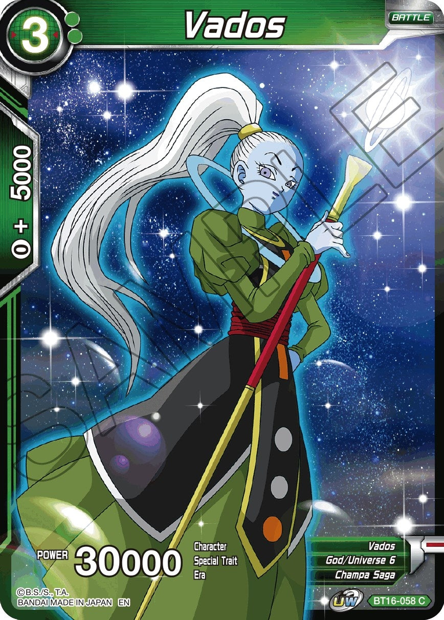 Image for Vados (Realm of the Gods) (BT16-058) - Dragon Ball Super: Masters