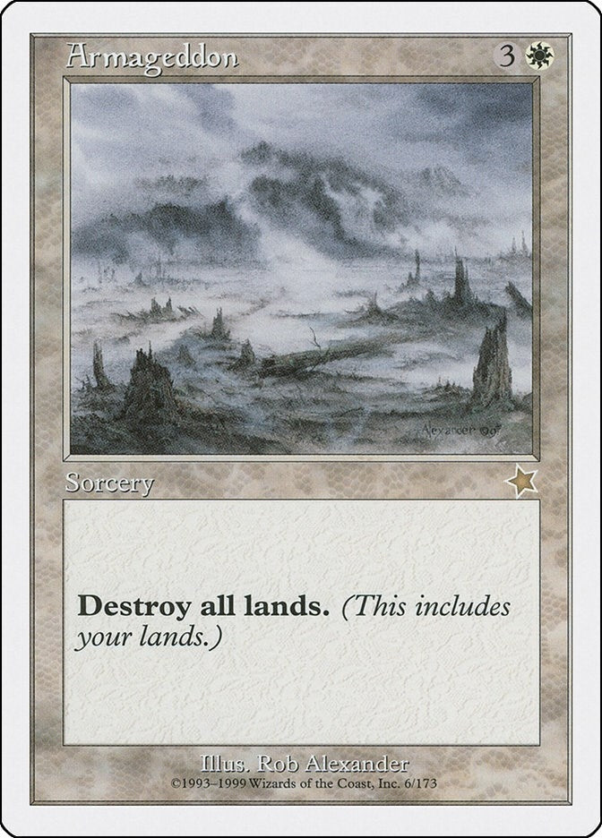 Image for Armageddon (Starter 1999) (6) - Magic: The Gathering