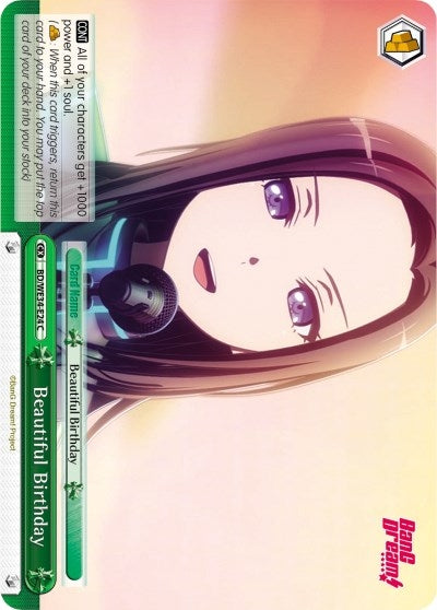 Image for Beautiful Birthday (Parallel Foil) (Morfonica x RAISE A SUILEN) (BD/WE34-E24 C) - Weiss Schwarz