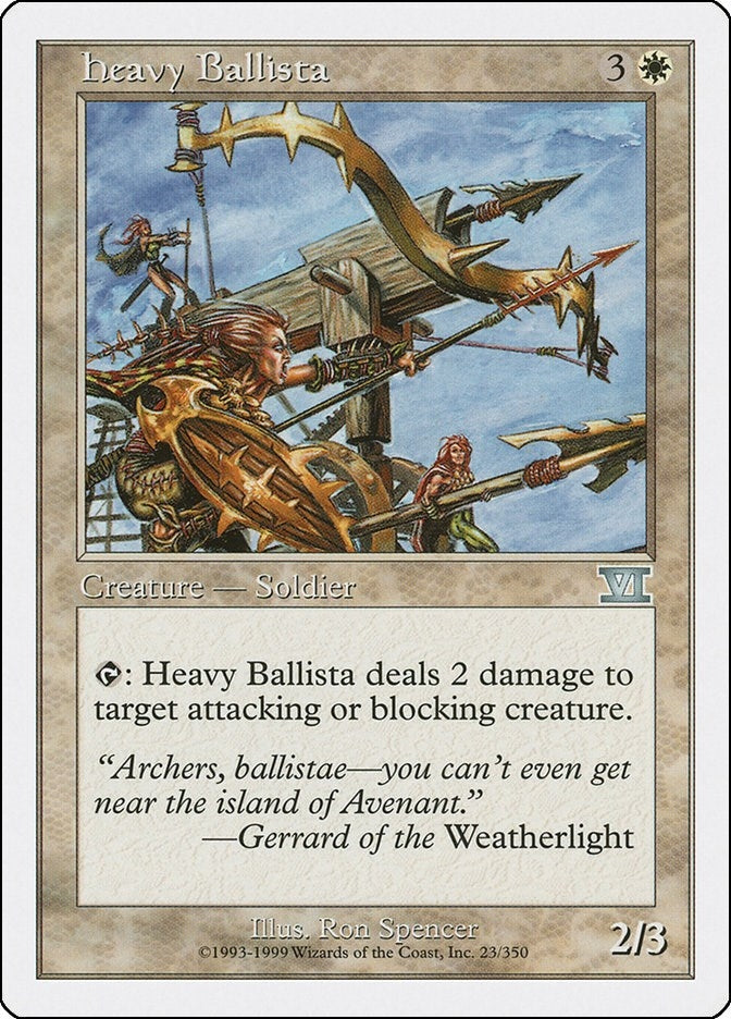 Image for Heavy Ballista (Classic Sixth Edition) (23) - Magic: The Gathering