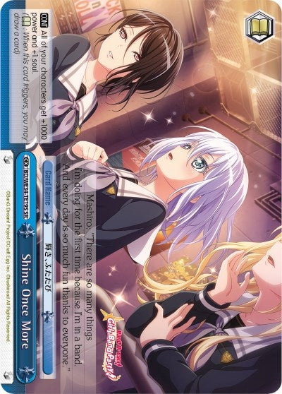 Image for Shine Once More (SR) (Morfonica x RAISE A SUILEN) (BD/WE34-TE19S SR) - Weiss Schwarz
