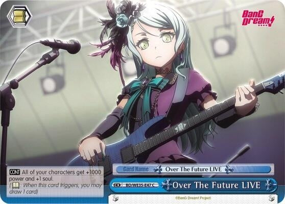 Image for Over The Future LIVE (Poppin’Party x Roselia) (BD/WE35-E47 C) - Weiss Schwarz