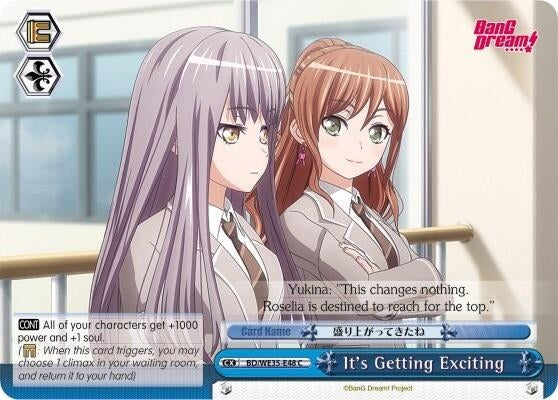 Image for It's Getting Exciting (Poppin’Party x Roselia) (BD/WE35-E48 C) - Weiss Schwarz