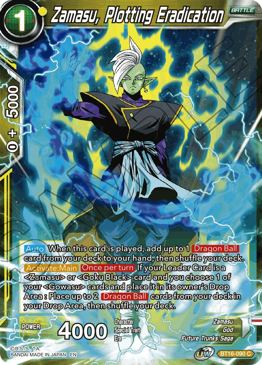 Image for Zamasu, Plotting Eradication (Realm of the Gods) (BT16-090) - Dragon Ball Super: Masters