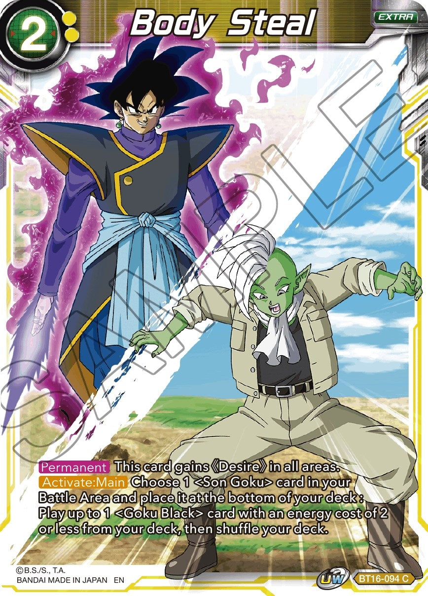 Image for Body Steal (Realm of the Gods) (BT16-094) - Dragon Ball Super: Masters