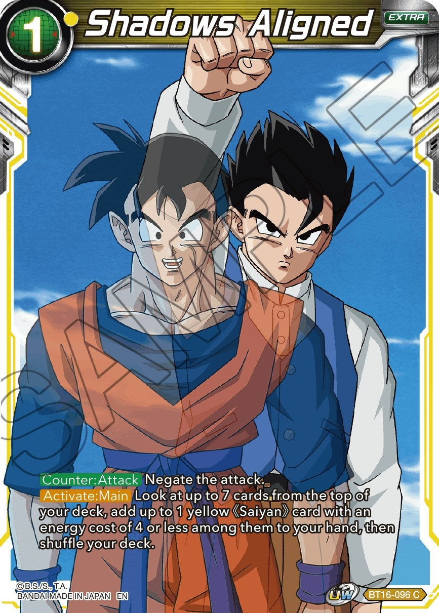 Image for Shadows Aligned (Realm of the Gods) (BT16-096) - Dragon Ball Super: Masters