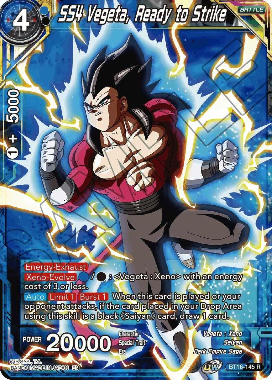 Image for SS4 Vegeta, Ready to Strike (Realm of the Gods) (BT16-145) - Dragon Ball Super: Masters