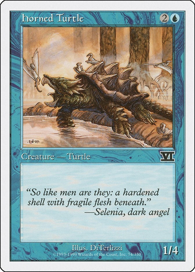 Image for Horned Turtle (Classic Sixth Edition) (74) - Magic: The Gathering