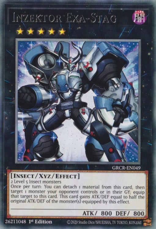 Image for Inzektor Exa-Stag (The Grand Creators) (GRCR-EN049) - YuGiOh