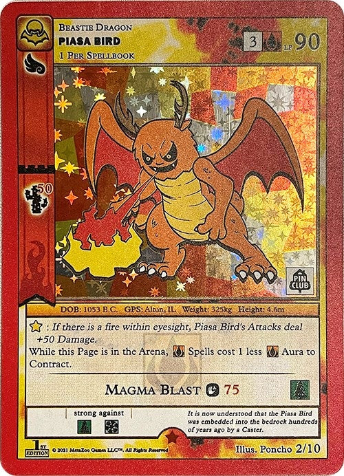 Image for Piasa Bird (Pin Club Cryptid Nation Mystery Collection) (Miscellaneous Promos) (2/10) - MetaZoo