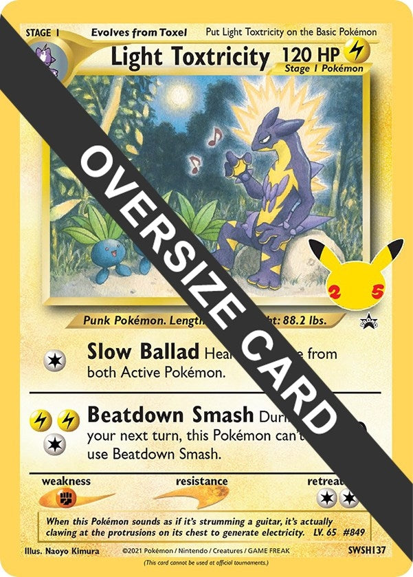 Image for Light Toxtricity - SWSH137 (Jumbo Cards) (SWSH137) - Pokemon