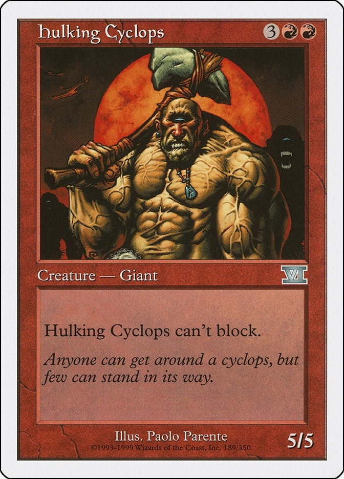 Image for Hulking Cyclops (Classic Sixth Edition) (189) - Magic: The Gathering