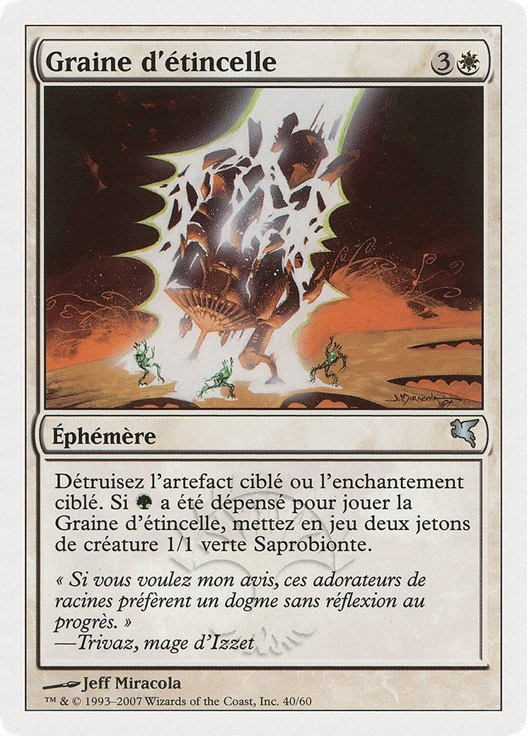 Image for Seed Spark (French) - "Graine d'etincelle" (Magic Encyclopedia 2005 (Salvat/Hachette)) (J40) - Magic: The Gathering