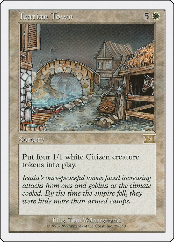 Image for Icatian Town (Classic Sixth Edition) (25) - Magic: The Gathering
