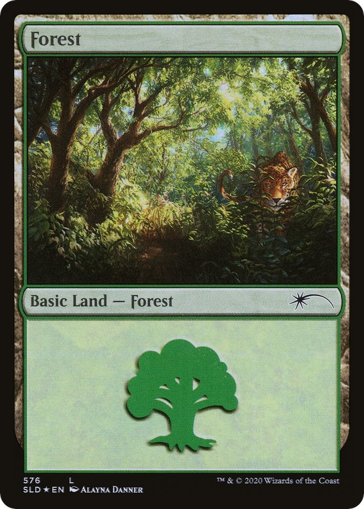 Image for Forest (576) (Secret Lair Drop Series) (576) - Magic: The Gathering