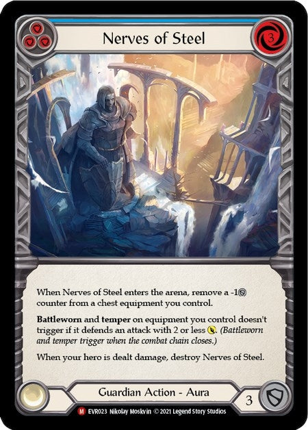Image for Nerves of Steel (Everfest) (EVR023) - Flesh and Blood TCG
