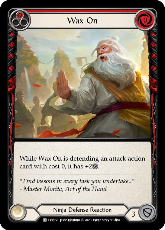 Image for Wax On (Red) (Everfest) (EVR050) - Flesh and Blood TCG