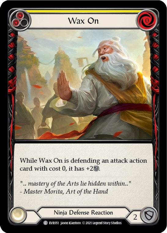 Image for Wax On (Yellow) (Everfest) (EVR051) - Flesh and Blood TCG