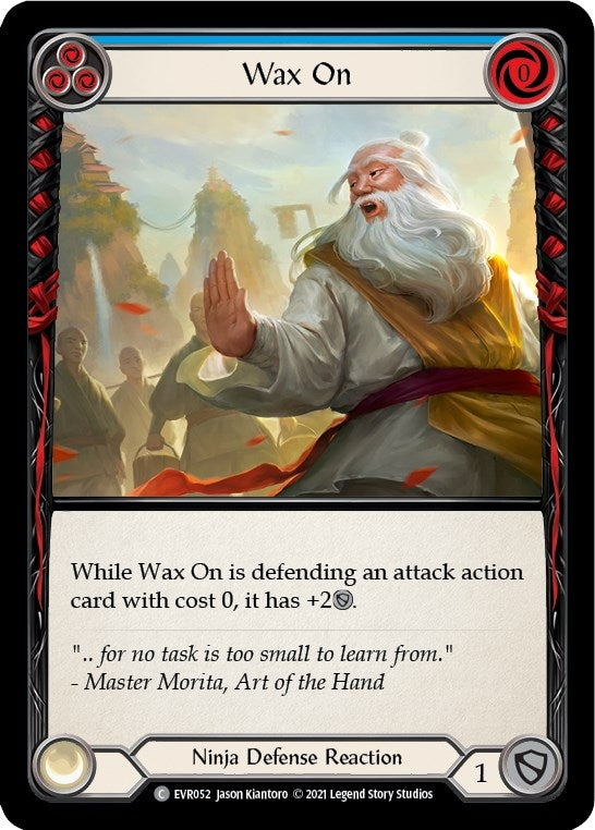 Image for Wax On (Blue) (Everfest) (EVR052) - Flesh and Blood TCG