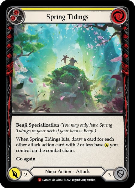 Image for Spring Tidings (Everfest) (EVR039) - Flesh and Blood TCG