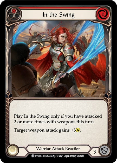 Image for In the Swing (Red) (Everfest) (EVR063) - Flesh and Blood TCG
