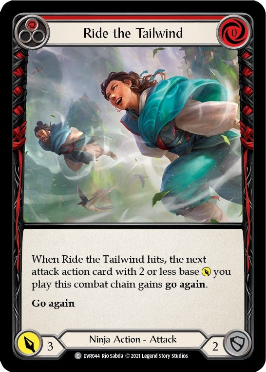 Image for Ride the Tailwind (Red) (Everfest) (EVR044) - Flesh and Blood TCG