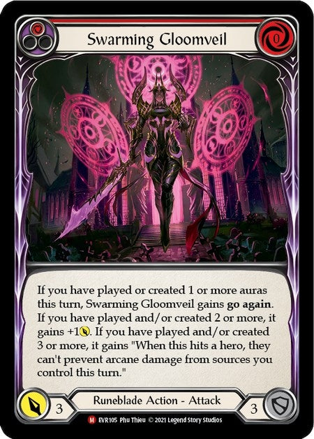 Image for Swarming Gloomveil (Everfest) (EVR105) - Flesh and Blood TCG