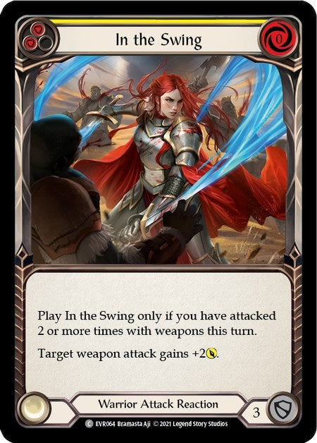 Image for In the Swing (Yellow) (Everfest) (EVR064) - Flesh and Blood TCG