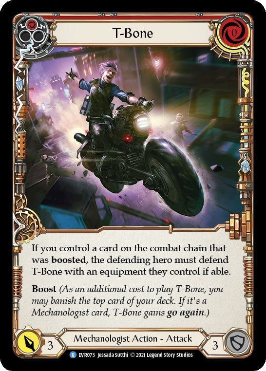 Image for T-Bone (Red) (Everfest) (EVR073) - Flesh and Blood TCG