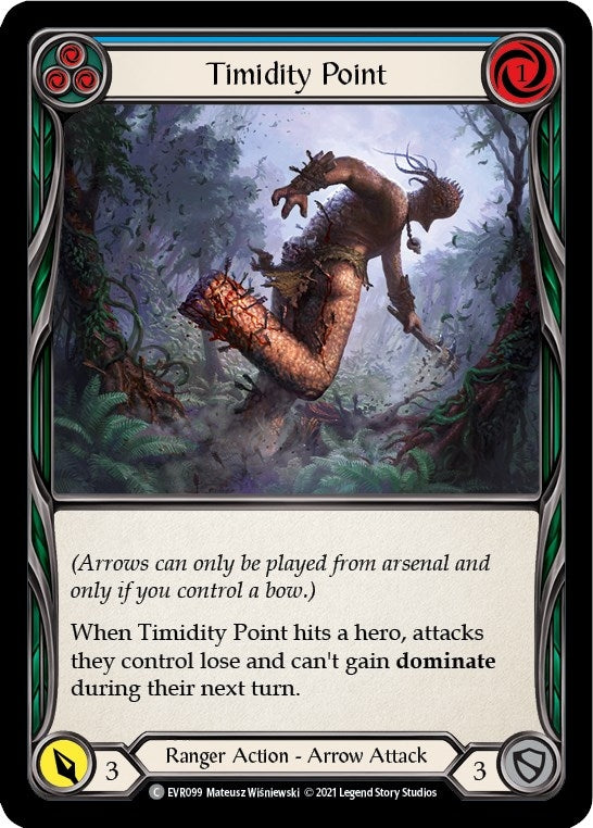 Image for Timidity Point (Blue) (Everfest) (EVR099) - Flesh and Blood TCG