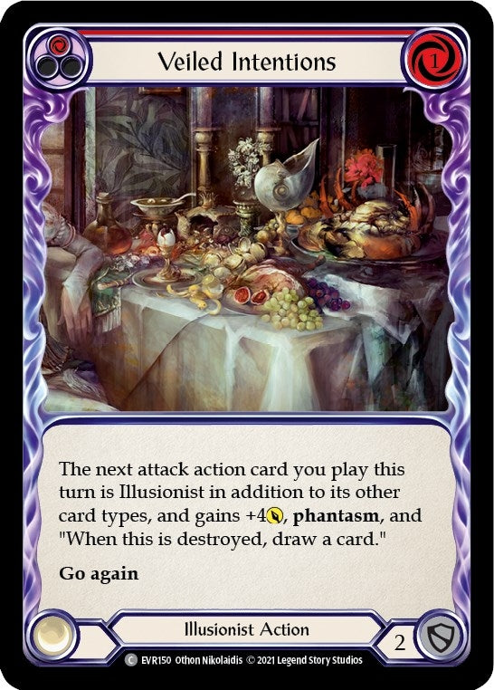 Image for Veiled Intentions (Red) (Everfest) (EVR150) - Flesh and Blood TCG