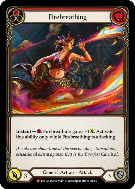 Image for Firebreathing (Everfest) (EVR157) - Flesh and Blood TCG