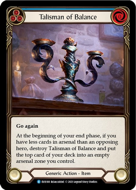 Image for Talisman of Balance (Everfest) (EVR188) - Flesh and Blood TCG